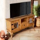 Rack Pequena Tv Até 50 Polegadas Madeira Maciça D200 Shop Jm