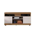 Rack Pequeno Para Tv Até 43 Polegadas 136cm Natura Real Off W