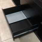 Rack Pérgula - 3 Gavetas - 4 Nichos - Cor Ebanizado