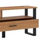 Rack Pernambuco 1 Gv Freijó E Preto 140 Cm