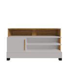 Rack Pipa Off White/cinamomo - Bechara Móveis