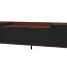 Rack Pisa Castanho E Preto 170 Cm