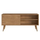 Rack Porta Basculante Frizada 135cm X 62cm X 36cm Atena Olmo