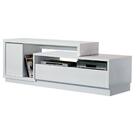 Rack Porto Univ Extensível 152 Cm A 240 Cm Laca Cinza Claro O