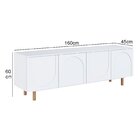 Rack Prateleiras Ajustáveis 160cm X 60cm X 45cm Capela Branco