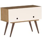 Rack Retrô 60 - Olivar - Rustik Carvalho / Turquesa