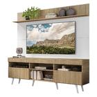 Rack Retrô Com Painel E Suporte Tv 65" Madri Multimóveis V3374
