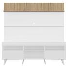 Rack Retrô Com Painel E Suporte Tv 65" Madri Multimóveis V3374