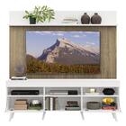 Rack Retrô Com Painel E Suporte Tv 65" Madri Multimóveis V3374