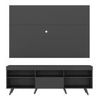 Rack Retrô Com Painel E Suporte Tv 75" Web Multimóveis Mp1047