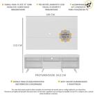 Rack Retrô Com Painel E Suporte Tv 75" Web Multimóveis V1047