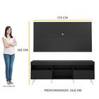 Rack Retrô Com Painel Para Tv Até 65" Multimóveis Flórida Fg3