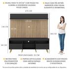 Rack Retrô Com Painel Tv 65" Madri Multimóveis V3371