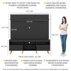 Rack Retrô Com Painel Tv 65" Madri Multimóveis V3371