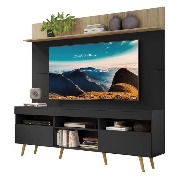 Rack Retrô Com Painel Tv 65" Madri Multimóveis V3371