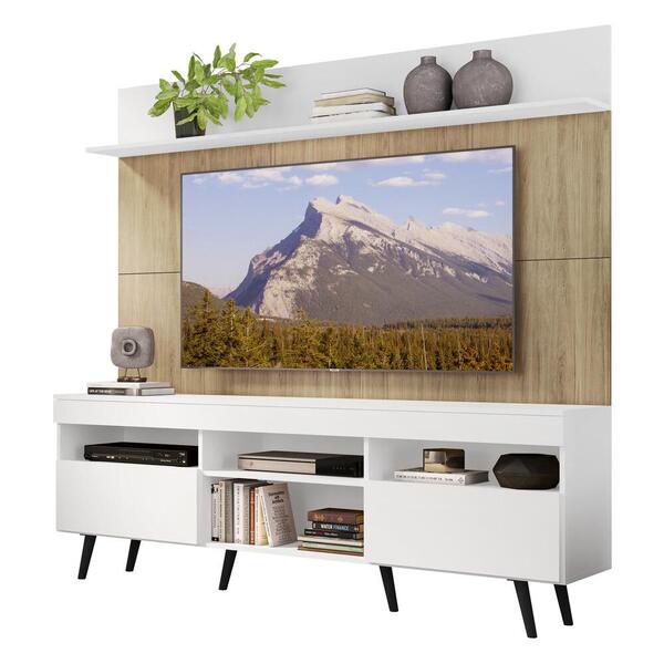 Rack Retrô Com Painel Tv 65" Madri Multimóveis V3371