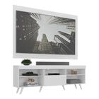 Rack Retrô Com Painel Tv 75" Web Multimóveis V1046