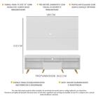 Rack Retrô Com Painel Tv 75" Web Multimóveis V1046