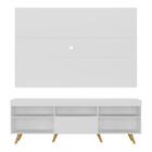 Rack Retrô Com Painel Tv 75" Web Multimóveis V1046