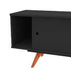 Rack Retrô Elber Fosco Preto 162 Cm