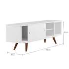 Rack Retrô Freiburg Branco 162 Cm