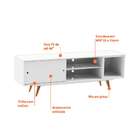 Rack Retrô Goslar Branco 162 Cm