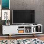 Rack Retrô Goslar Branco 180 Cm