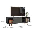 Rack Retrô Goslar Grafite 162 Cm