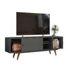 Rack Retrô Goslar Grafite 162 Cm