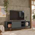 Rack Retrô Goslar Grafite 162 Cm