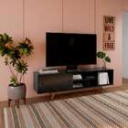 Rack Retrô Imperial Fosco Preto 162 Cm