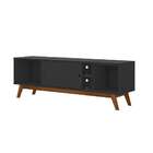 Rack Retrô Malibu Preto 162 Cm