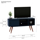 Rack Retrô Monschau Azul 140 Cm