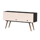 Rack Retrô Monschau Preto 140 Cm