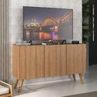 Rack Retrô Para Tv Até 32 Polegadas Com 3 Portas Multimóveis