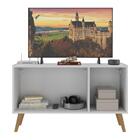 Rack Retrô Para Tv Até 32 Polegadas Com 3 Portas Multimóveis