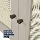 Rack Retrô Para Tv Até 70 Polegadas 2 Portas Correr Ema Ratta