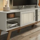 Rack Retrô Para Tv Até 70 Polegadas 2 Portas Correr Ema Ratta