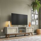 Rack Retrô Para Tv Até 70 Polegadas 2 Portas Correr Ema Ratta