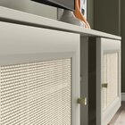 Rack Retrô Para Tv Até 70 Polegadas 2 Portas Correr Ema Ratta