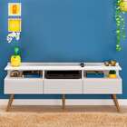 Rack Retrô Paris Branco 150 Cm