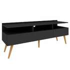 Rack Retrô Paris Grafite 150 Cm