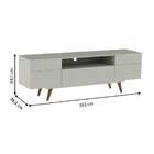 Rack Retrô Paris Off White 162 Cm