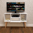 Rack Retro Simples Argentina Branco - Moveise