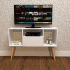 Rack Retro Simples Argentina Branco - Moveise