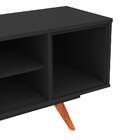 Rack Retrô Souz Fosco Preto 162 Cm