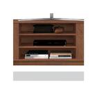 Rack Retrô Vintage 1,60m Tv 60 Polegadas 2 Portas 3 Nichos Ti