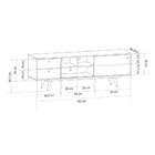 Rack Retrô Weimar Off White 162 Cm