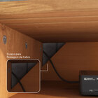 Rack Ripado 180 Cm Madeira Tv 75 2 Portas Correr Freijo Adamo