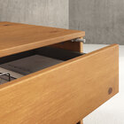 Rack Ripado 180 Cm Madeira Tv 75 2 Portas Correr Freijo Adamo